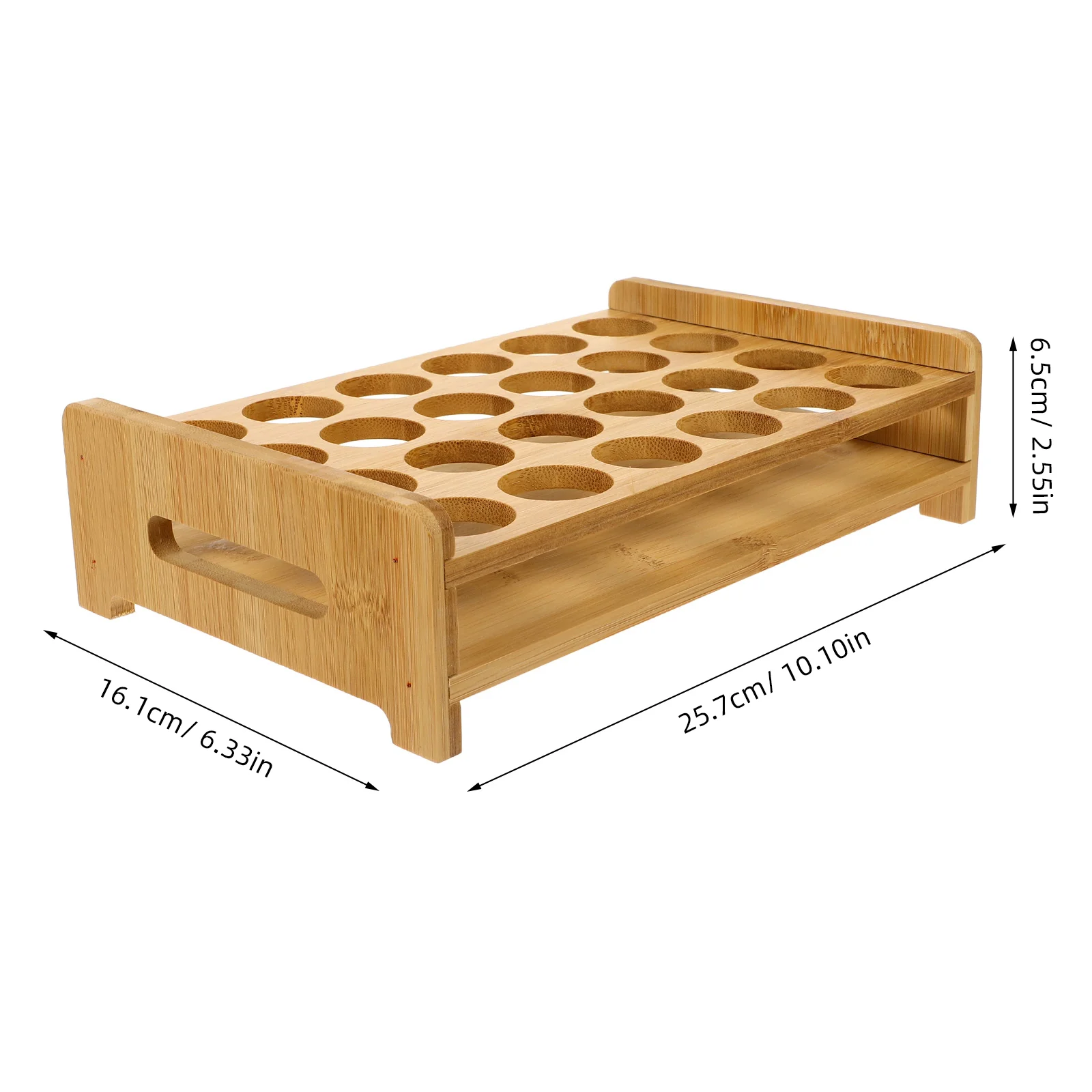 Wine Glass Rack Whiskey Glasses Organizer Display Stand Wood Cup Holder Cups Multi-slots Shot 6
