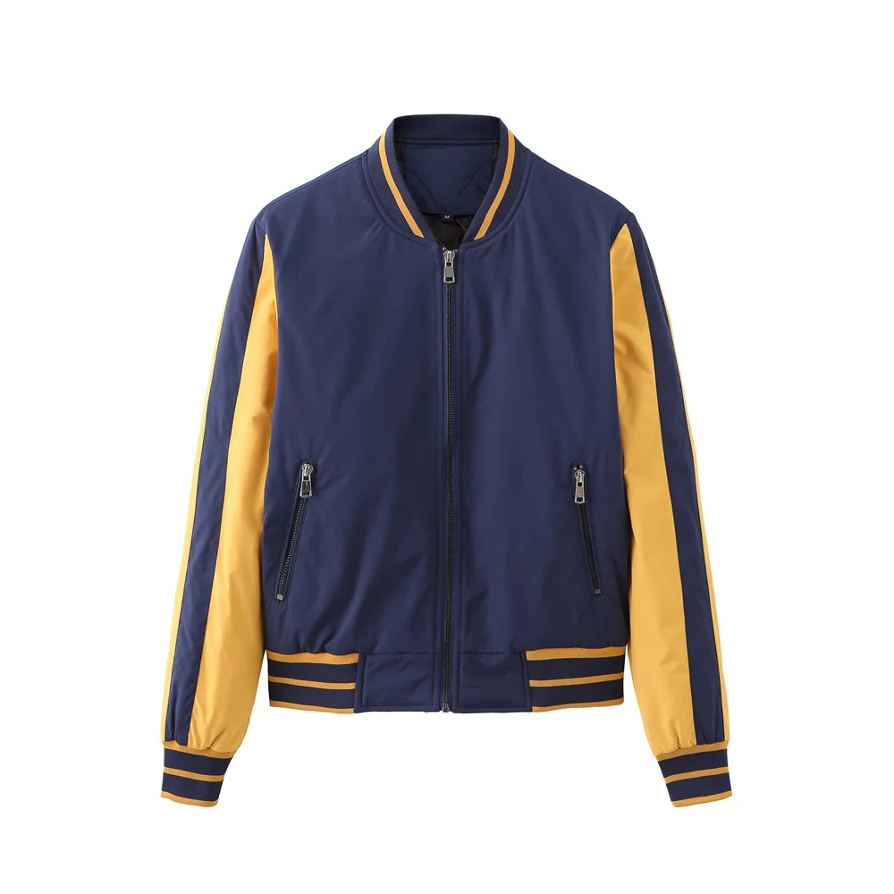 navy blue varsity jacket womens