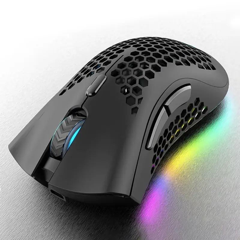 USB 2.4G Wireless RGB Light Honeycomb Gaming Mouse Desktop PC Computers Notebook Laptop Mice Mause Gamer Cute BM600 gaming mouse