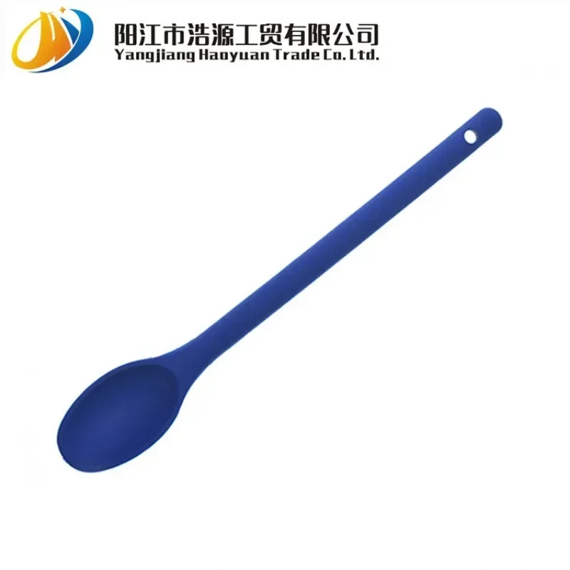 Kitchen Silicone Spoon Large Long Handle Cooking Baking Heatproof Spoon Food Stirring Grade Silicone Cooking Utensil Kitchenware