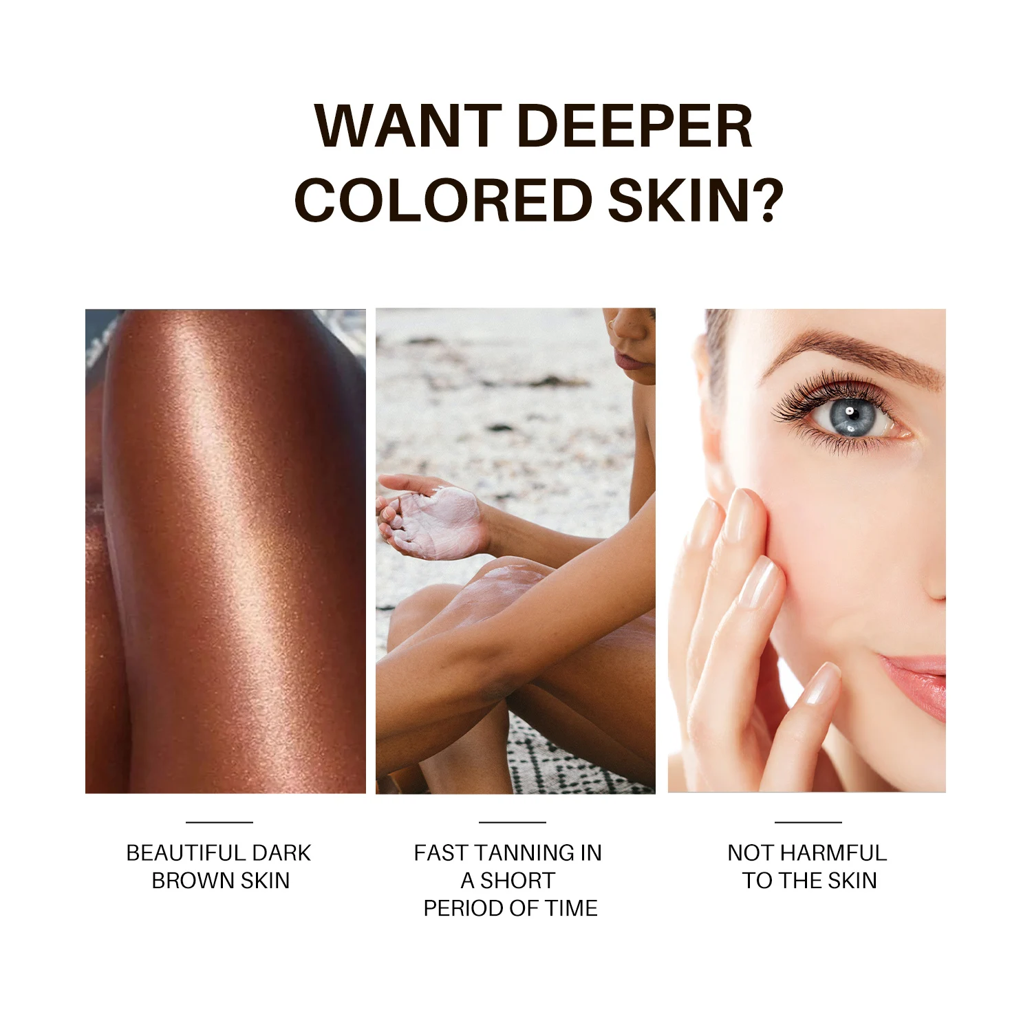 50g Natural Tanning Gel Cream for Face and Body