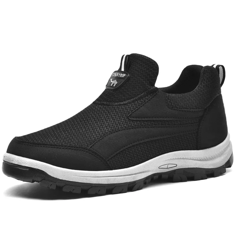 Men's Casual Walking Shoes Breathable Comfortable Canvas Driving Slip-on Platform Shoes Lightweight High Top Sneakers Men'sShoes
