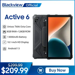 Blackview Active 6 планшет на Android 13, восемь ядер, экран 128 дюйма, 8 ГБ + 10,1 ГБ