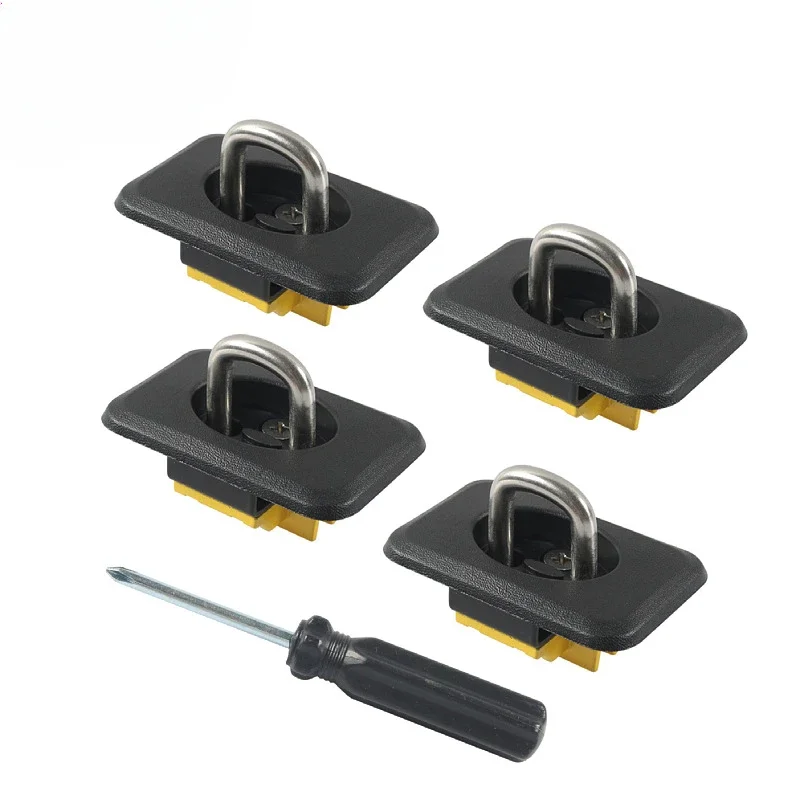 4-pack retractable fastening anchor suitable for Dodge Ram RAM American pickup truck rear trunk lock buckle