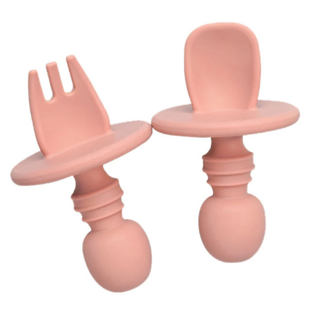 BAP Free Food Grade Infant Mini Silicone Tableware Set Baby Soft Kitchen Accession Fork Spoon Kids Portable Soild Color TeaSpoo 12 BAP Free Food Grade Infant Mini Silicone Tableware Set Baby Soft Kitchen Accession Fork Spoon Kids Portable Soild Color TeaSpoo
