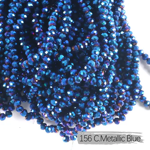 2mm 4mm 6mm 8mm Rondelle Austria Crystal Beads Faceted Glass Beads Loose Spacer Beads for DIY Bracelet Garment Making - Image 38