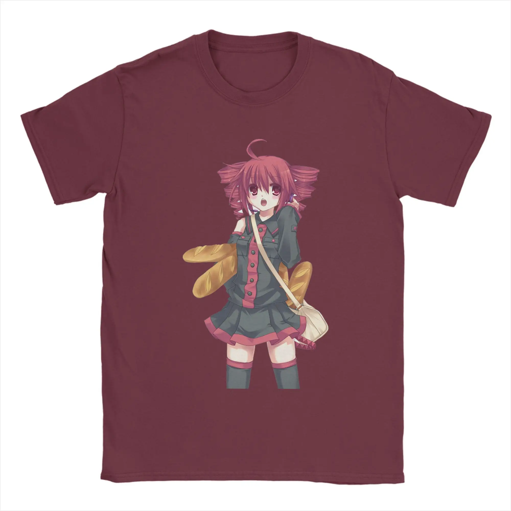 Kasane Teto Men's Funny Cool Cotton Tee - Cute Round Neck Short Sleeve T-Shirt Gift Idea