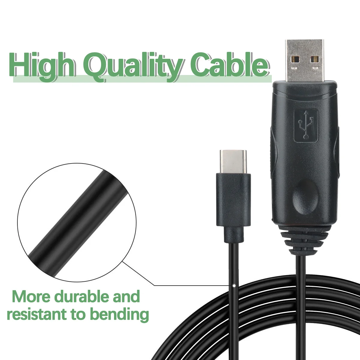 Original USB Programming Cable Type-C For UV-98 PLUS UV-99 Bajeton DM-5000 DM-6
