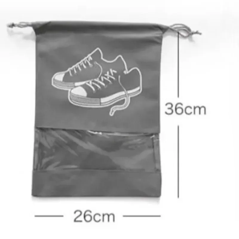 Shoes Storage Bags Closet Organizer Non-woven Travel Portable Non-Woven Bag Waterproof Pocket Clothing Classified Hanging Bag