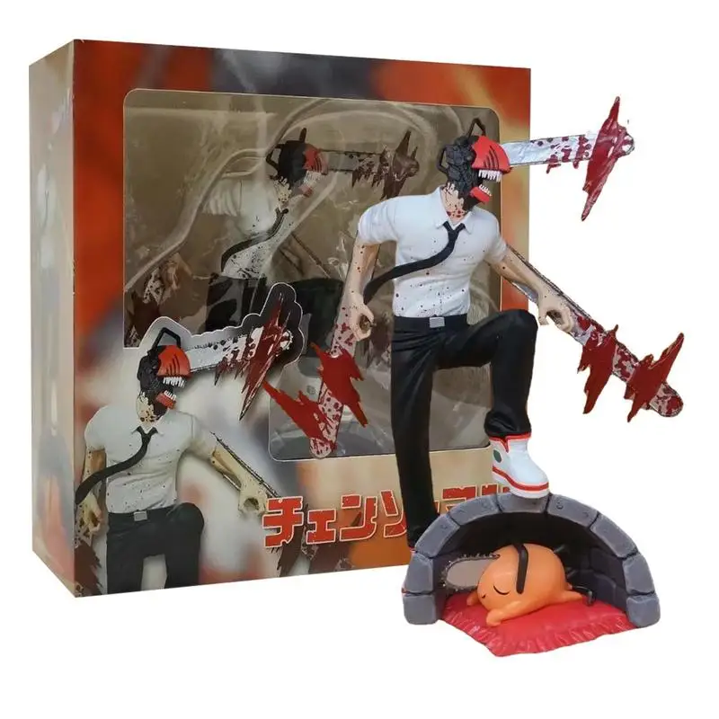 

2022 New Chainsaw Figure Man Denji Power Action Figurines Anime Figure Chainsaw Power Figurine For Children Toys Christmas Gifts