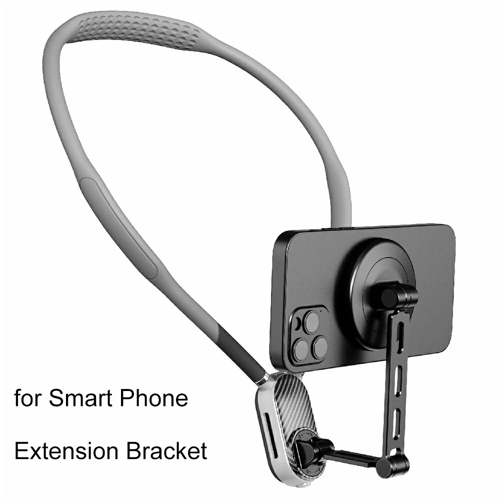 Amorus المغناطيسي الرقبة جبل حامل هاتف الإفراج الس...