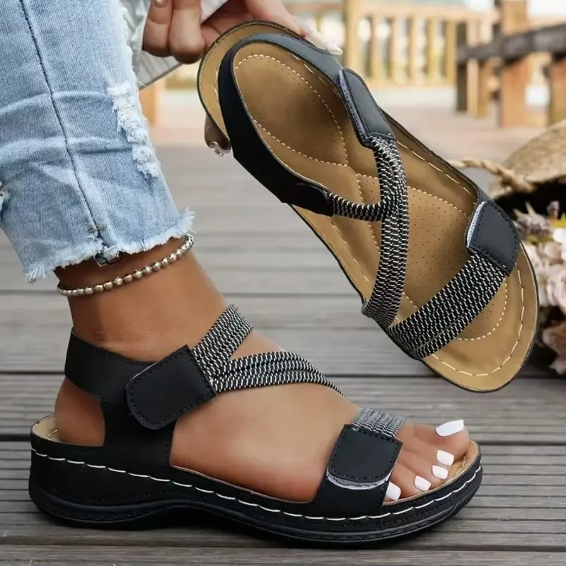 Summer Shoes for Women Plus Size 36-43 Platform Wedges Comfortable Non-slip Sandals Casual Beach Footwear Casual Daily Wear