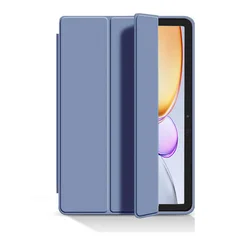 Three - Fold TPU Soft Shell Protective Tablet Case for Tecno MegaPad SE 11 (Purple)