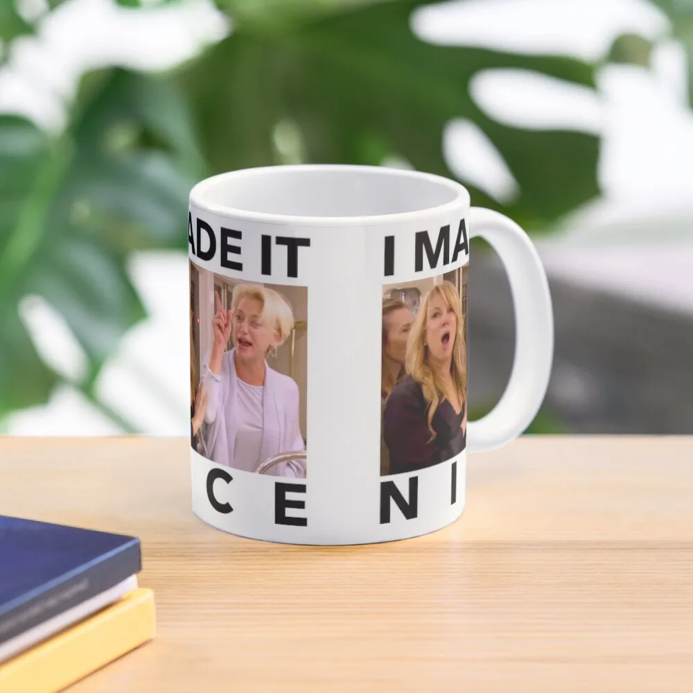 

I MADE IT NICE Coffee Mug Glass Cup Beautiful Tea Mugs Funny Coffee Cups