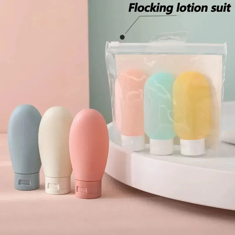 화장품 로션 리필 가능한 병 튜브, 스퀴즈 플립 탑 병, 샴푸 바디 워시, 여행 빈 서브 보틀링, 3 60ml  Best5