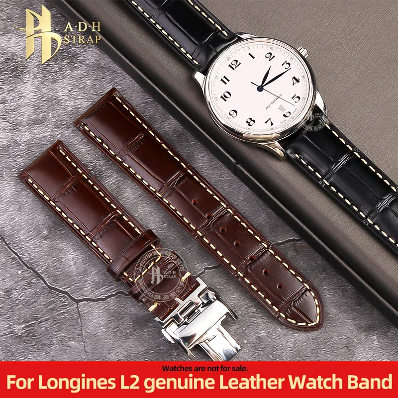 Cinturino In Vitello Premium Per Longines Classic Sport L2 L3.782 Comcast Accessori Per Cinturini In Vera Pelle Da Uomo 19Mm 20Mm 21Mm