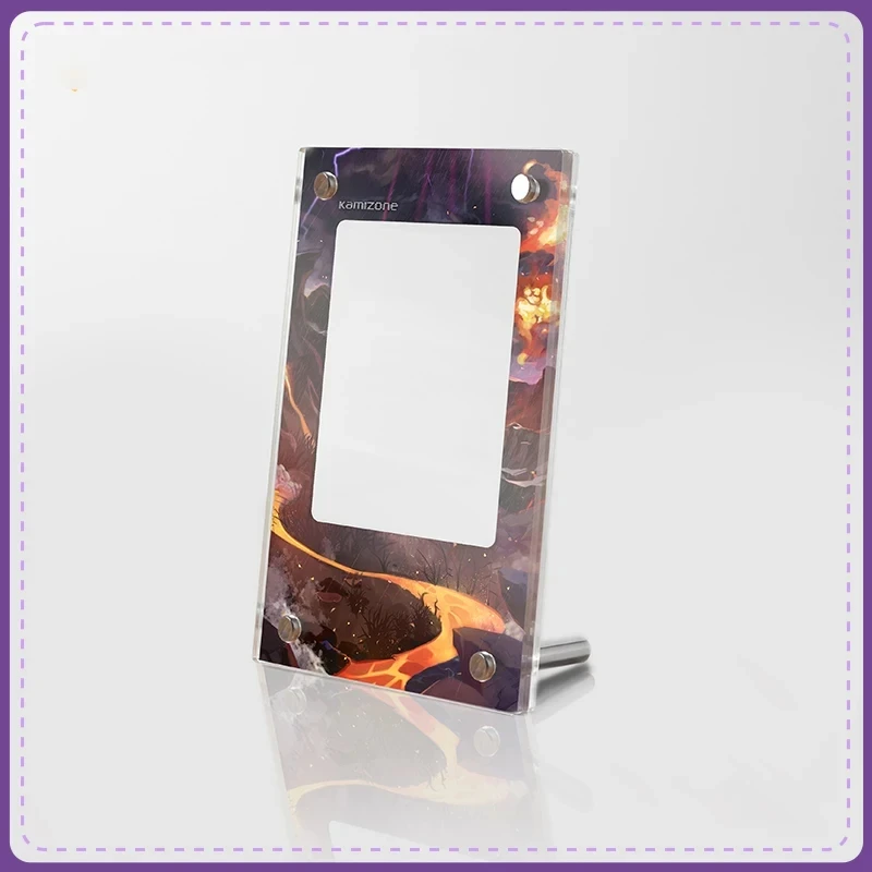 Pokemon Card Brick Photo Frame Van Gogh Museum Pikachu Charizard Acrylic Card Brick Photo Frame PTCG Gift Toy Not Include Cards 6