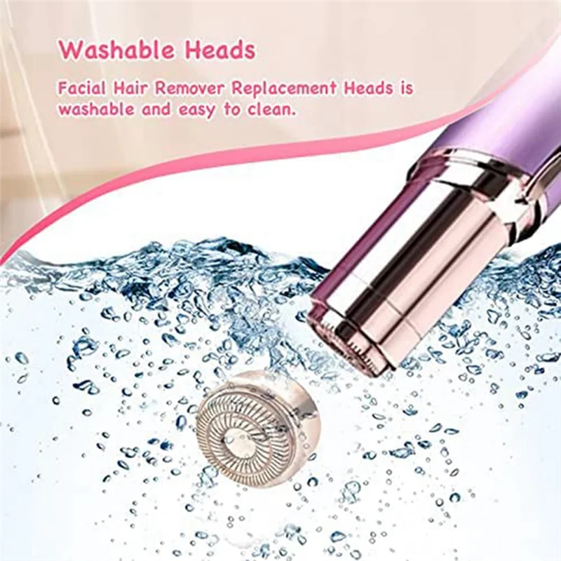 Replacement Heads, Women Facial Hair Remover Replacement Heads Generation 2 for Finishing Touch Facial Hair Removal Tool 5