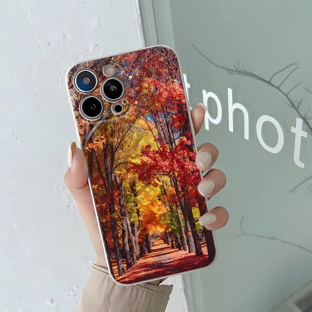 Autumn Leaves Design Phone Case Cover