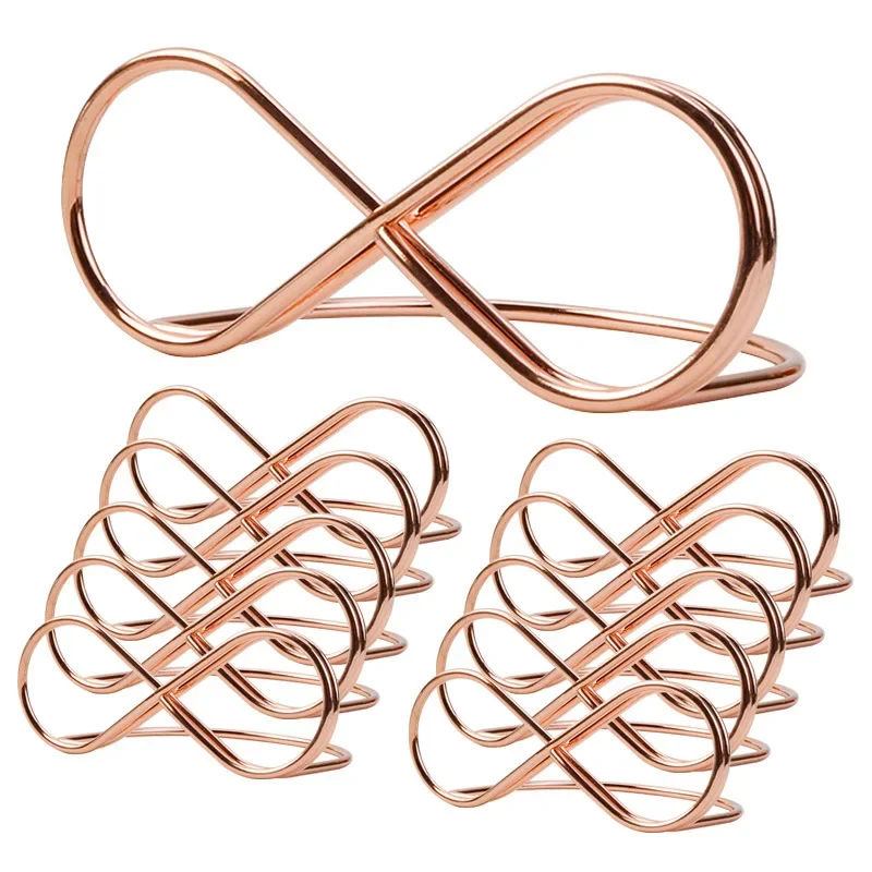 Creative Multi-purpose Card Holders Iron Curve Beauty Memo Holder Business Card Holder Party Seat Name Tag Stand