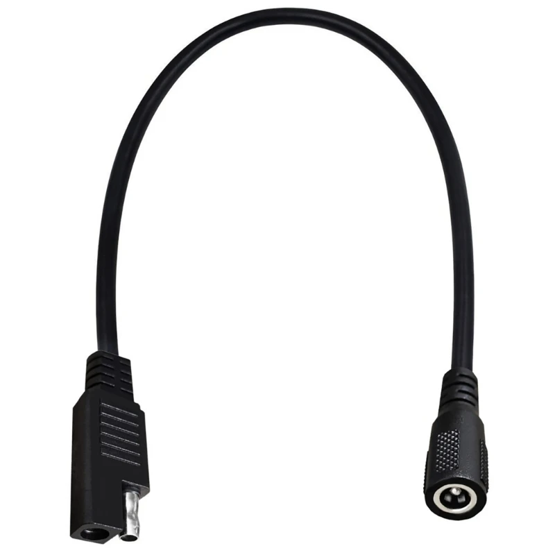 

Flexible SAE Plug to DC5.5x2.1 Female Adapter Cable DC5521 Power Supply Cord For Solar Panel Solar Panel