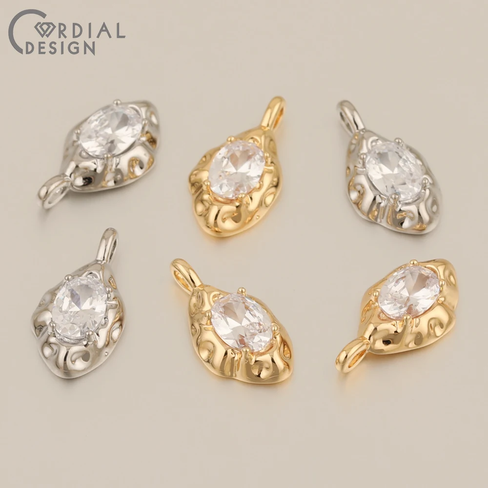 Cordial Design 20Pcs 11*20MM Jewelry Accessories/CZ Charms/Hand Made/Genuine Gold Plating/Rhinestone Pendant/DIY Earrings Making 7 Cordial Design 20Pcs 11*20MM Jewelry Accessories/CZ Charms/Hand Made/Genuine Gold Plating/Rhinestone Pendant/DIY Earrings Making - cordial