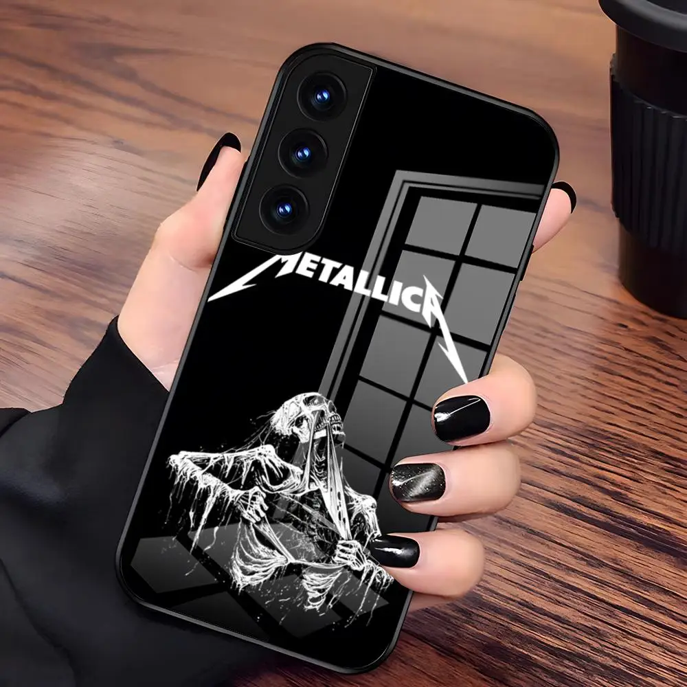 Rock Band METALLICA Shockproof Glass Phone Case