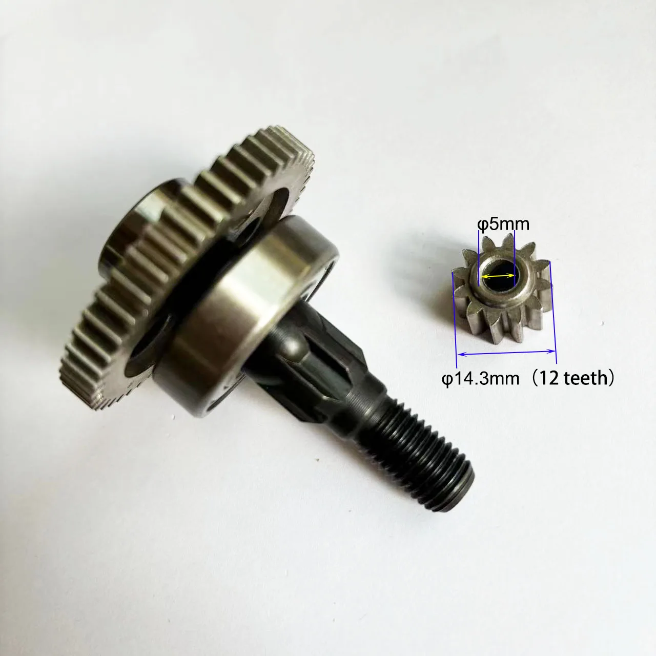 48mm 47 teeth Gear assembly for Lithium-ion lawn mower Charging electric chainsaw gears Mini saw accessories