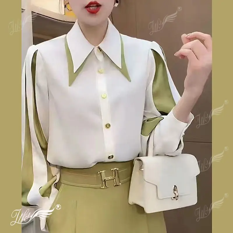 Рисунок 3 - Женская свободная рубашка с отложным воротником