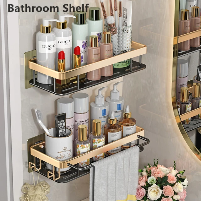 No-drill Corner Shelf Shower Storage Rack – The Deco Corner