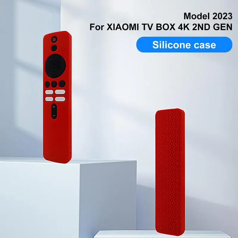 Protective Case Silicone Cover for XiaoMi TV Box 4K 2nd Gen Anti Slip Shock Proof