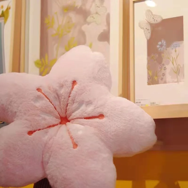 Cute and Comfy Pillow Pink Sakura Cushion – Perfect for Photo Prop or Window Decoration 4