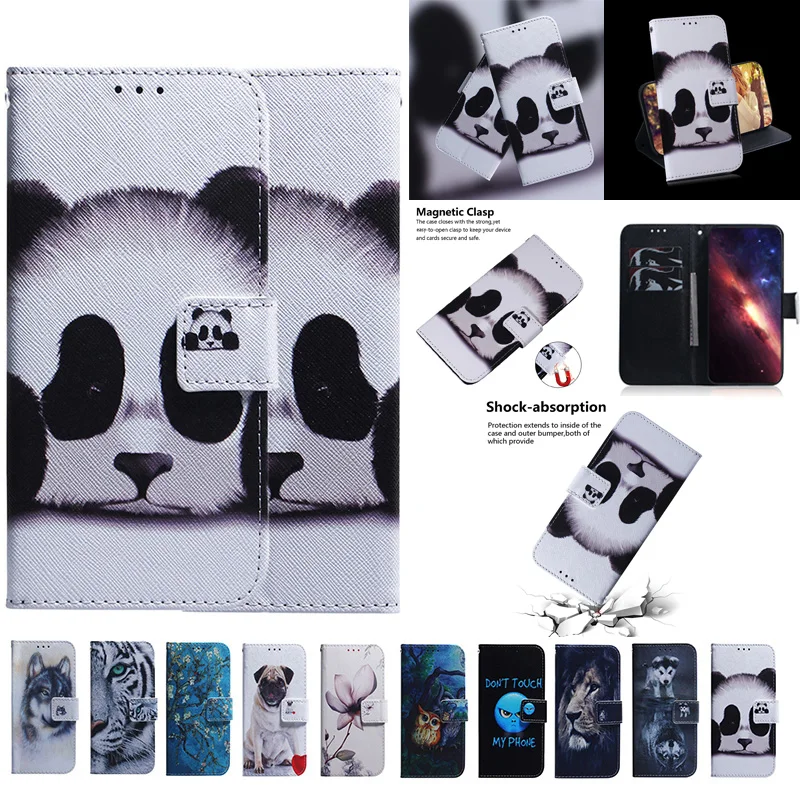 Elegant Painted Flip Leather Magnetic Phone Case – Premium Protection Cover with Stylish Design