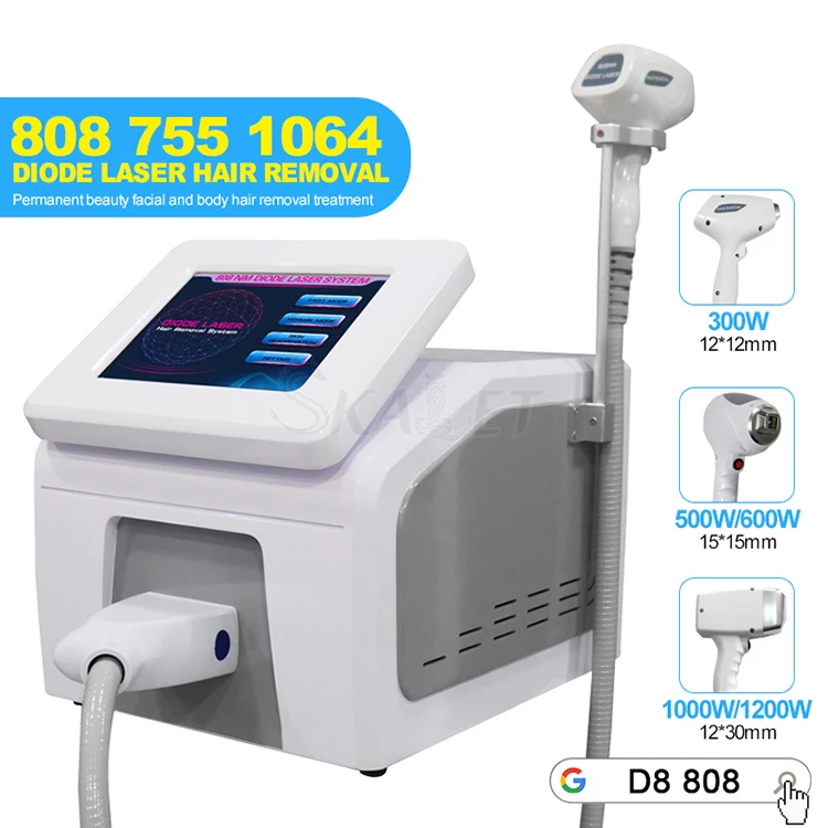 Newest Salon Diode Laser 808nm Painless Permanent Hair Removal Skin