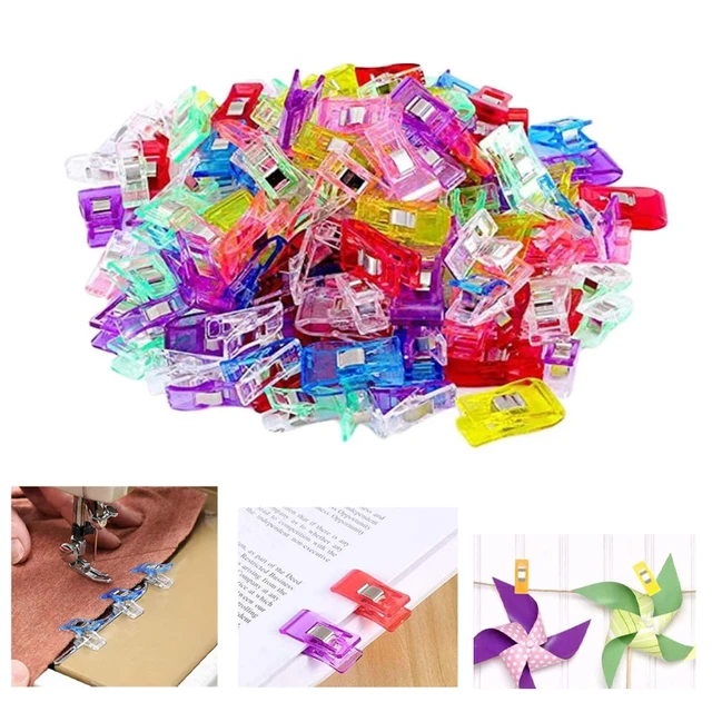 12PCS Small Magic Sewing Clips Quilting Clips With Scale