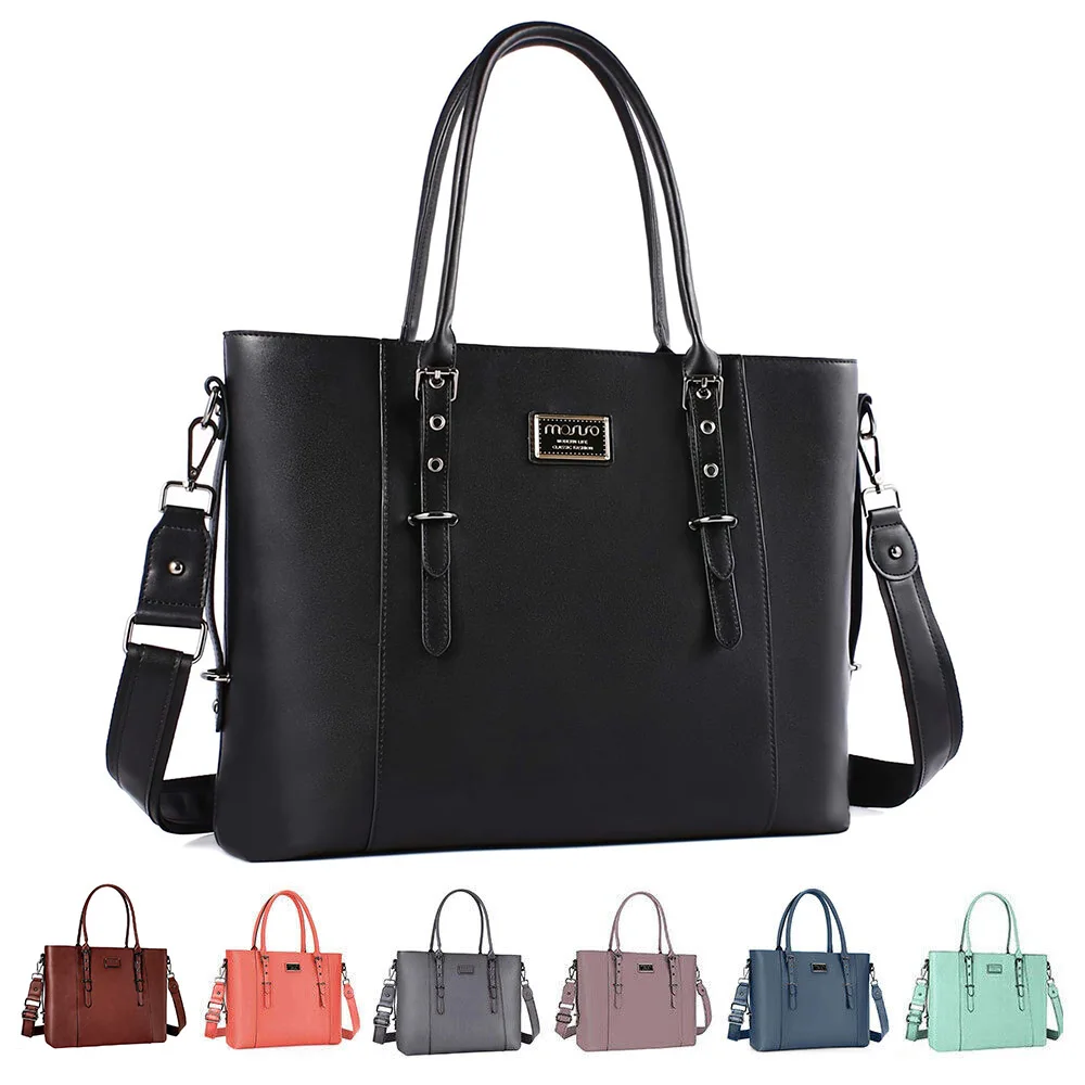 

PU Leather Laptop Tote Bag for MacBook Air Pro 15 15.6 16 17 17.3 inch 2023 M1 M2 M3 A2941 A2780 Mac HP Acer Surface Book Women