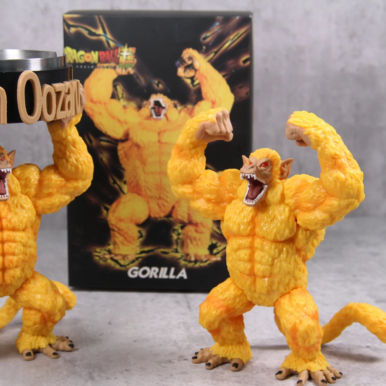 Dragon Ball Z Great Ape Vegeta Posacenere Super Saiyan Goku Gorilla Orangutan Figura Pvc Action Toys Decorazione Auto Modello Regali