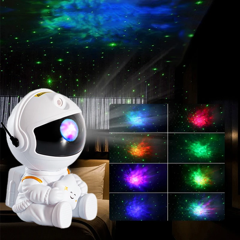 night stand lamps Sky Projector Lamp Astronaut Star Light Sky Galaxy Spaceman Bedroom Decorative Lamp Romantic Decor Atmosphere Projection Lights best night light