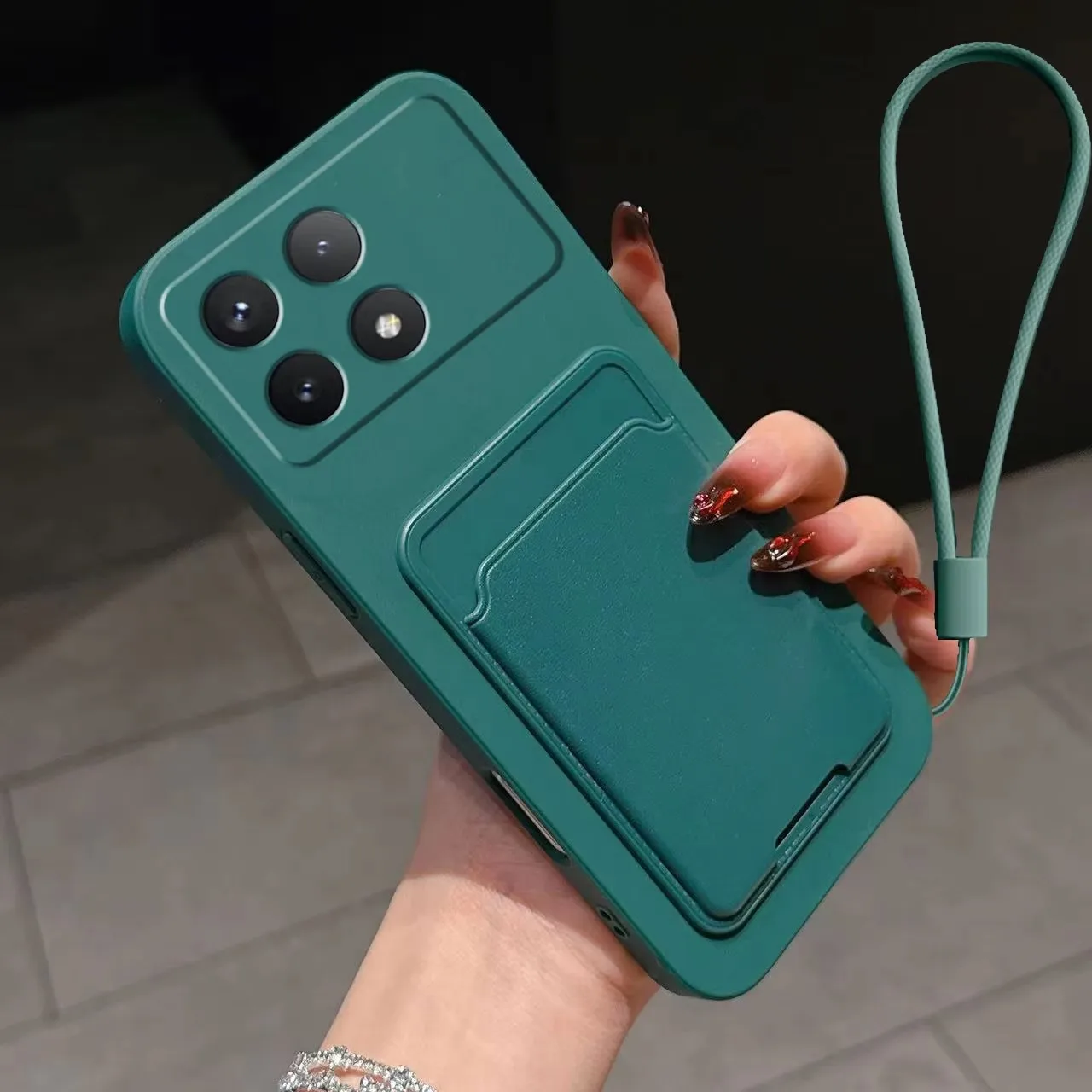 Luxury Liquid Silicone Phone Case - Elegant Back Cover Phone Accessory