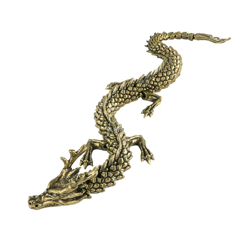 

Zodiac Dragon Crafts Collection, Antiques and Domineering, 3D Living Dragon Ornaments, Tea Pet, Study Room Decoration, National