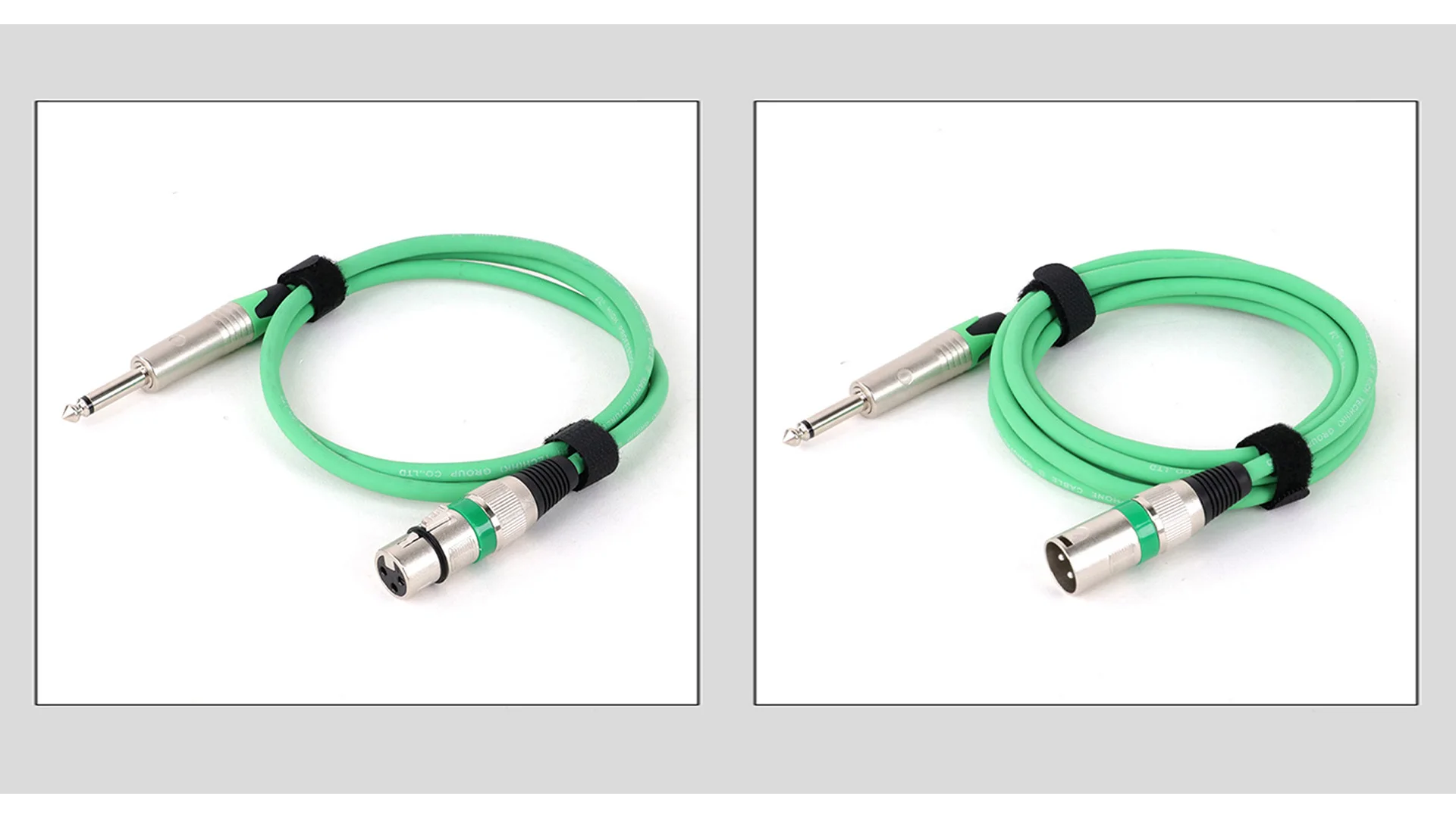 1 Stück mehrfarbige 3-polige XLR-Audio-Flecht dose für männliche Gitarren mikrofon mischer mit 6,35mm Mono-T-Stecker für 0,3 M-15M – Detail 8