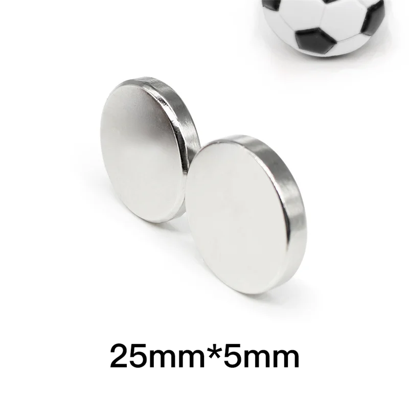 130PCS 25x5mm Disc Strong Powerful N35 Bulk Round Search