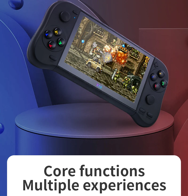 2022 X50 5.1 HD screen 64bit Video games supports multiple emulators ortable Handheld Retro Game Console Video Player tv output