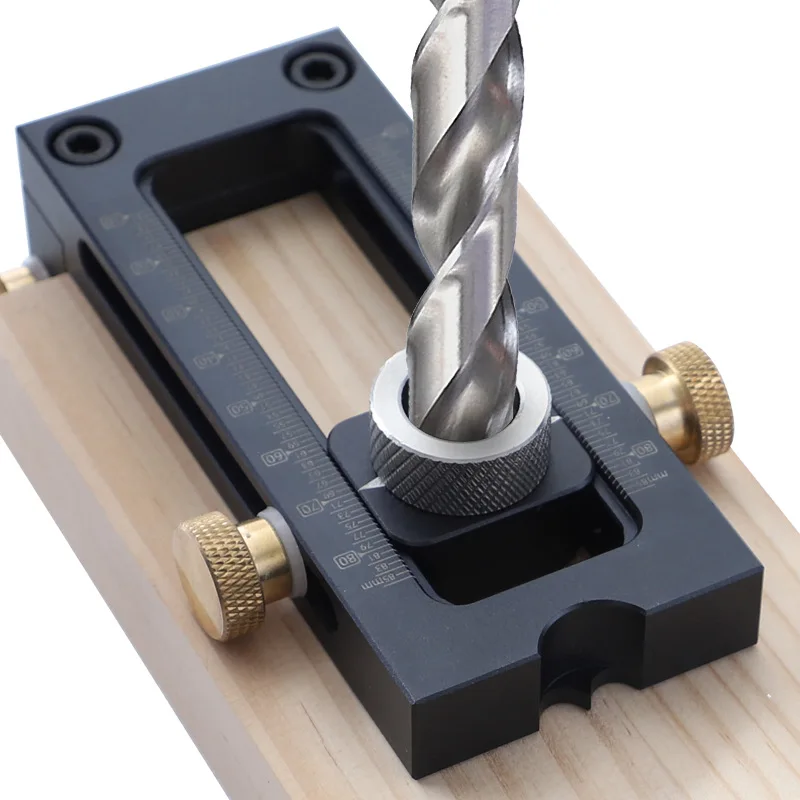 

in 1 Drill Puncher Locator Cross Oblique Flat Head Puncher Jig Woodworking Tools For Bed Cabinet Furniture Wood Connecting