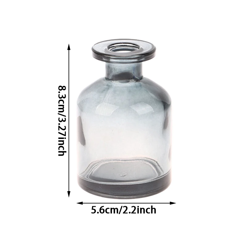 Elegant Glass Fragrance Diffuser Bottle - 100ml Home & Party Gift Essential Oil Container with Reed Sticks