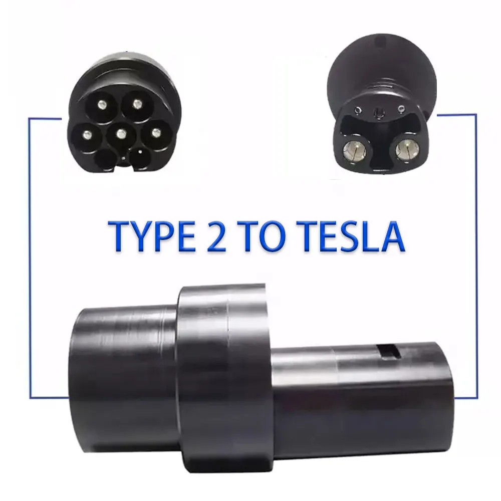 

Переходник type 2 к Tesla для зарядки электромобиля, 500 А, В