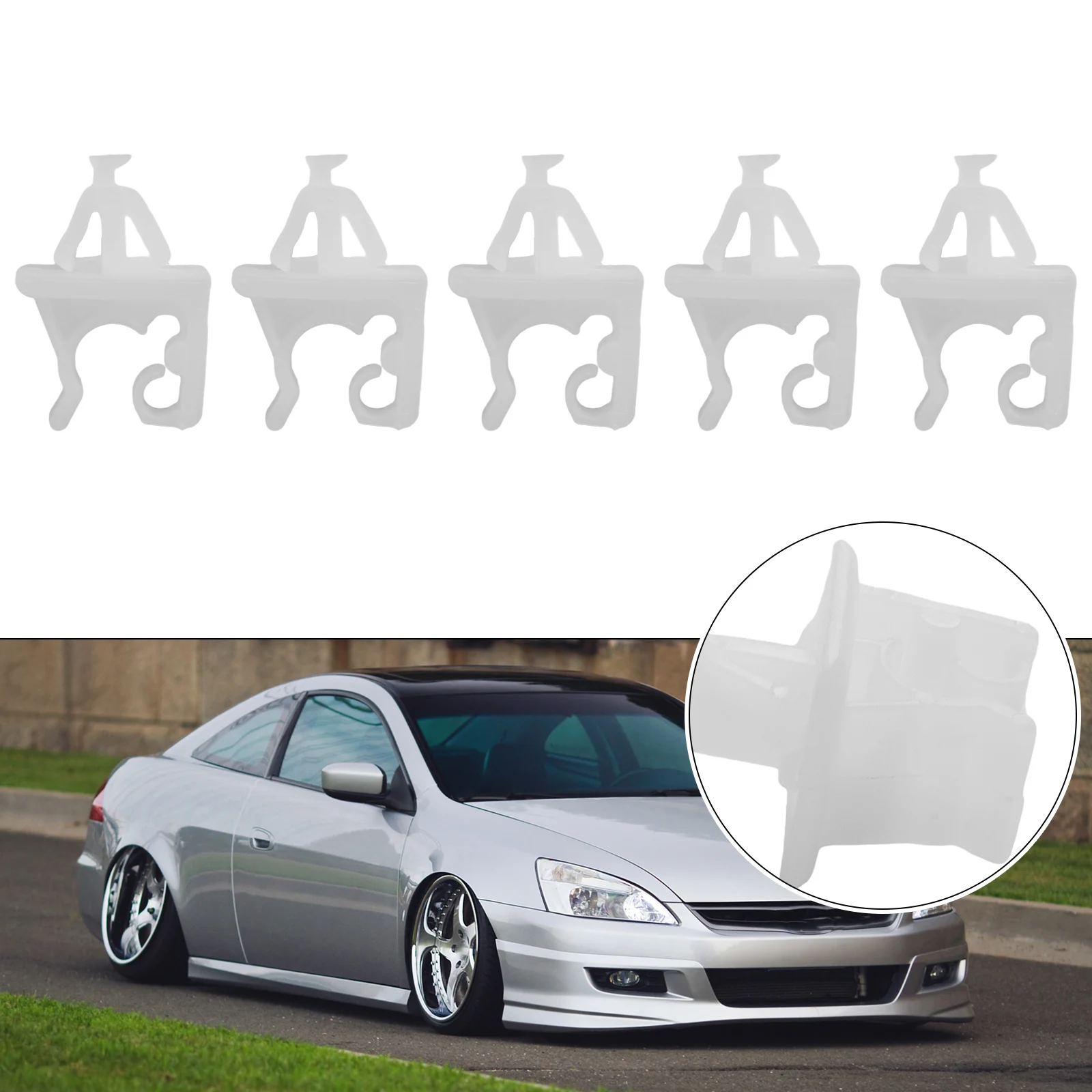 

Прочные Высококачественные Новые практичные крепежные зажимы вспомогательные части стержня 5 шт. 90672SNB901 держатель зажим аксессуары