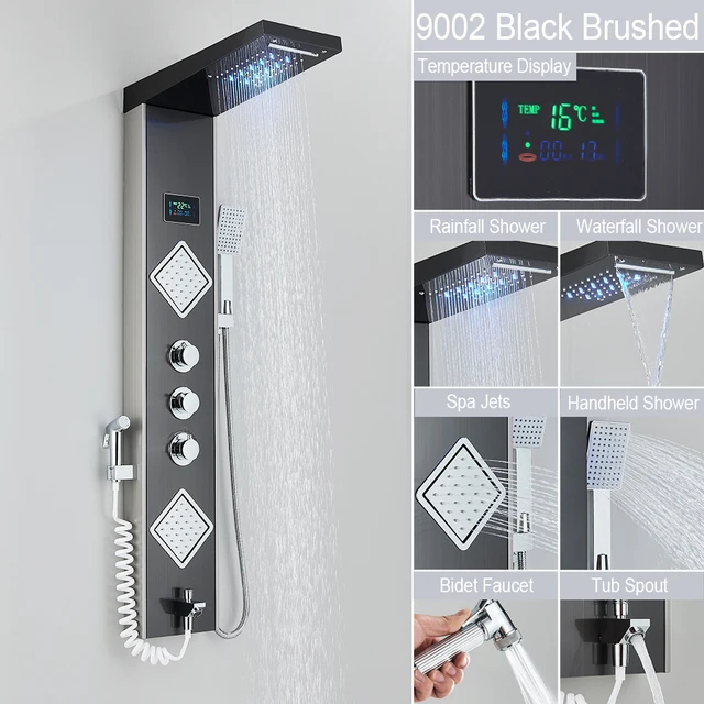 9002 Black Brushed