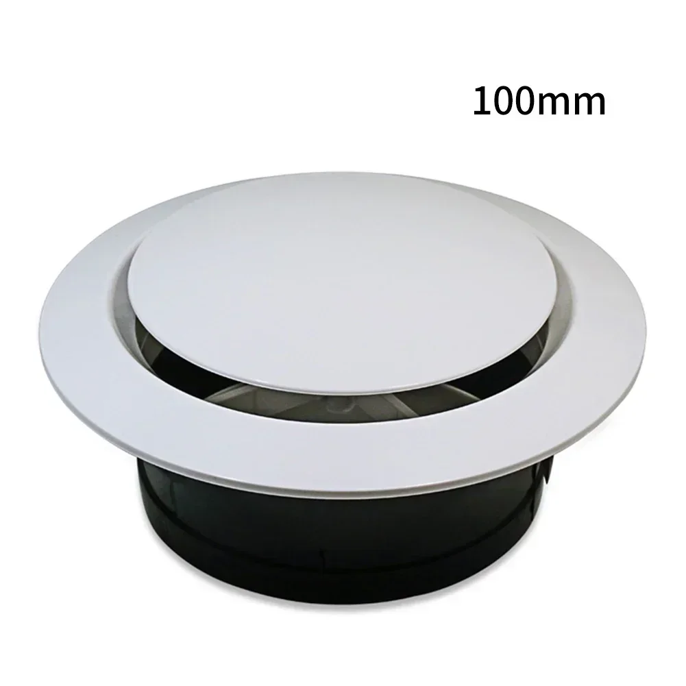 Air Vent Grille Ventilation Grille Air Vent Cover Heating Ceiling Round Vent ABS White Decorative Air Vent Cover Ventilation Grill Outlet For Wall Ceiling 75mm 100mm 150mm 200mm air vent grille ventilation grille air vent cover