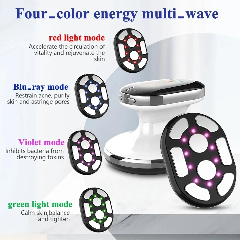 Home multifunctional electric rf heating cellulite slimming ems body sculpting body slimming ultrasound fat reduction machine massager fat burning micro current infrared therapy beauty equipment tools